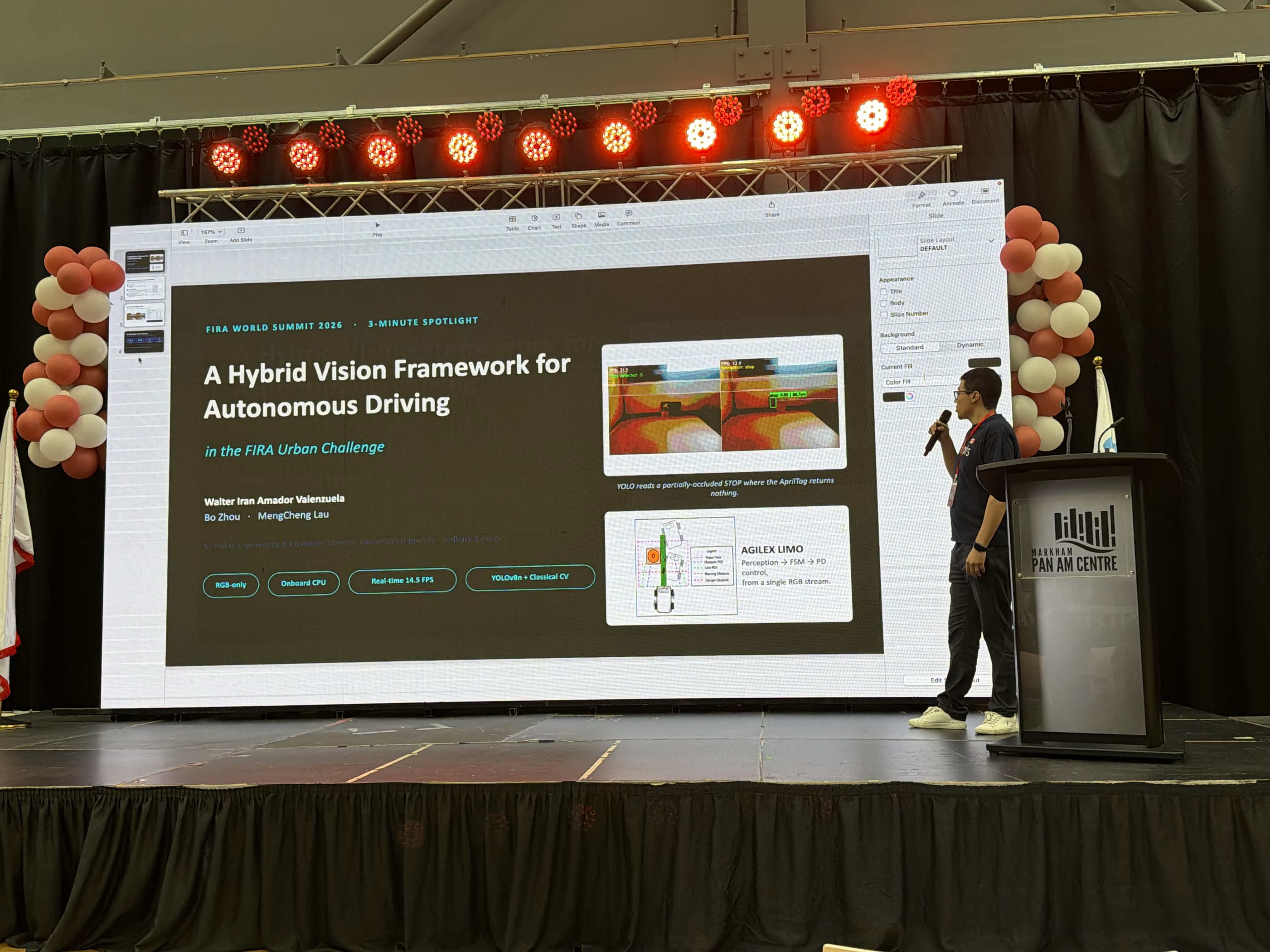 Fira 2026 autonomous car presentation