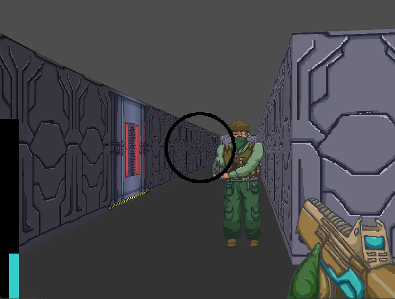 Raycaster engine running